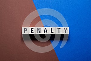 Penalty word concept on cubes