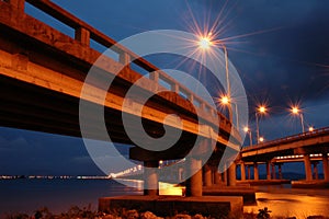 Penang Bridge at Twilight Hour