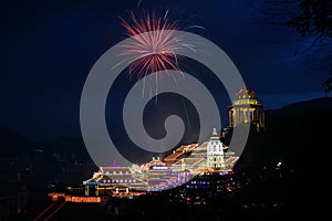 Penang Kek lok si Temple at night