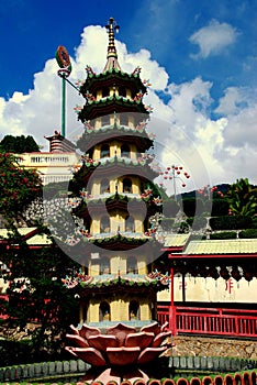 Penang, Malaysia: Kek Lok Si Temple Lotus Pagoda