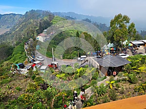 Penanjakan taken from Cafe Bromo HILLSIDE Malang, Indonesia -Bromo