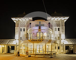 Penarth Pier at night