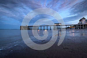 Penarth Pier at Sunset