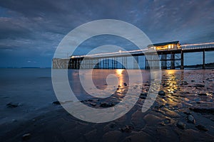 Penarth Pier at Sunset