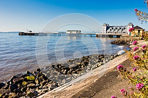 Penarth Waterfront with Penarth Pier in the Background