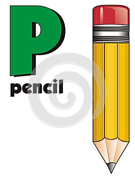 Pencil and abc