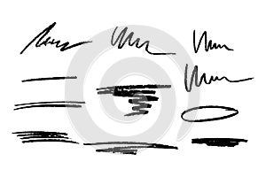 Pencil and caligraphy vector brushes: perfect