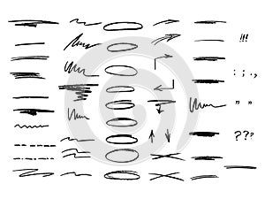 Pencil and caligraphy vector brushes: perfect