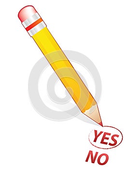 Pencil choose