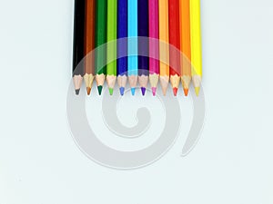 Pencil Colour isolated in white background