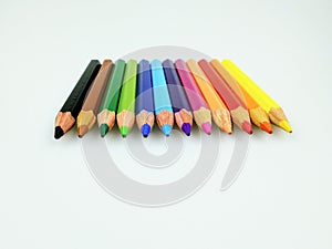 Pencil Colour isolated in white background