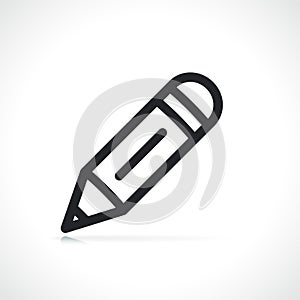 Pencil or edit line icon