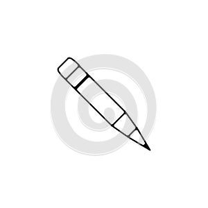 Pencil icon. pen thin line icon