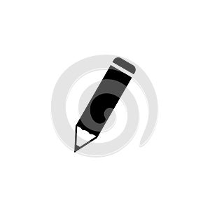Pencil icon. simple flat vector illustration
