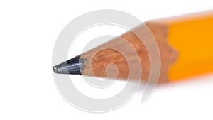 Pencil isolated on pure white background. Object