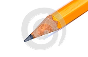 Pencil isolated on pure white background. Painting