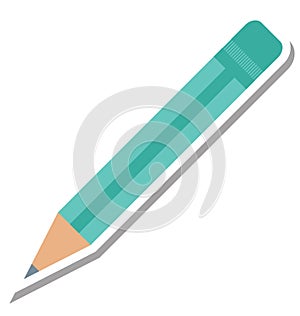 Pencil Isolated Vector Icon Editable