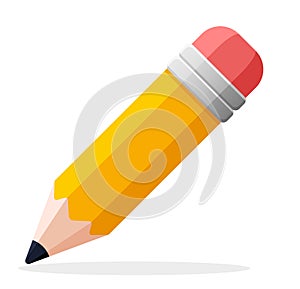 pencil isolated on white background