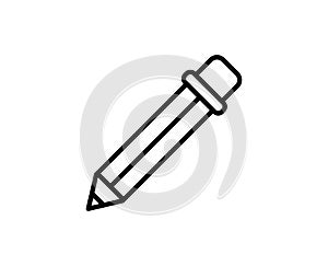 Pencil line icon