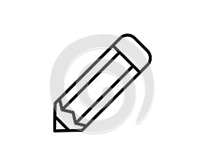 Pencil line icon