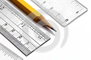 Pencil and ruler