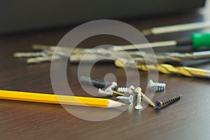 Pencil screws home repair