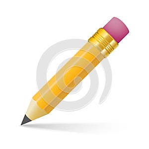 Pencil Shadow White Background