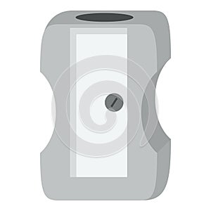 Pencil Sharpener Flat Icon Isolated on White