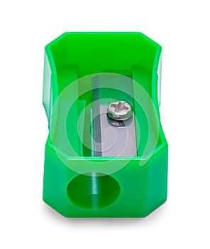 Pencil Sharpener Green Front