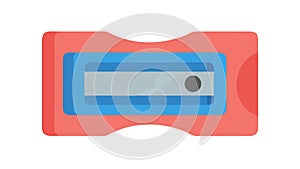 Pencil Sharpener Icon, Education and Creativity Tool, vector design Generative AI