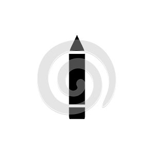 Pencil sharpener icon flat vector template design trendy