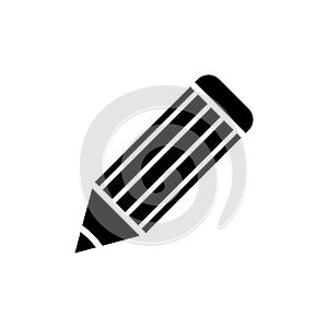 Pencil sharpener icon flat vector template design trendy