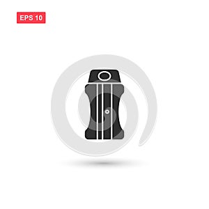 Pencil sharpener icon vector isolated 4
