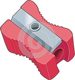 Pencil Sharpener Vector Illustration