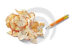 Pencil shavings