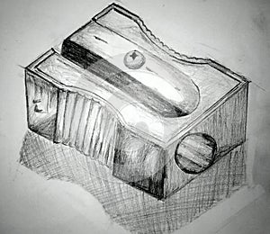 A pencil sketch Illustration. Sketch Drawing.