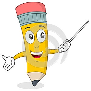 Pencil the Teacher Character