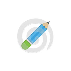 Pencil vector flat colour icon