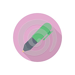 Pencil vector flat colour icon