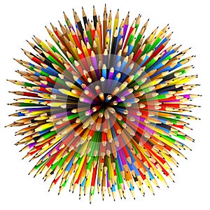 Pencils Abstract Background