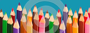 Pencils - diversity and sameness photo