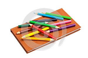 Pencils and a notebook
