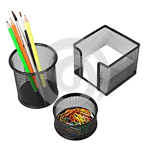 Pencils and paperclips