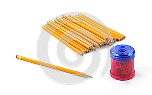 Pencils with sharpener