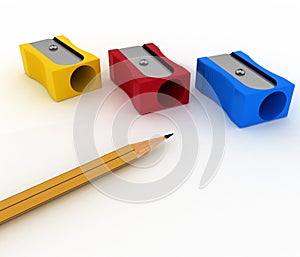 Pencils sharpeners and pencil