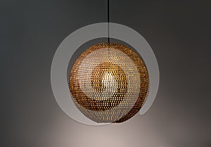 Pendant light lamp illuminated, Elegant Chandelier illuminated