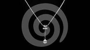 pendant silver chain necklace