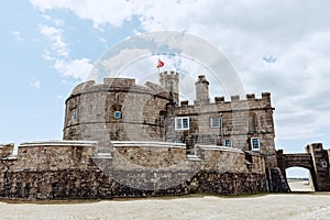 Pendennis castle near falmouth in cornwall