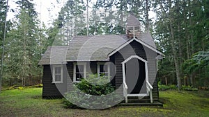 Pender island vintage old anglican church