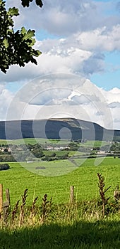 Pendle Hill From Burnley in Lancashire